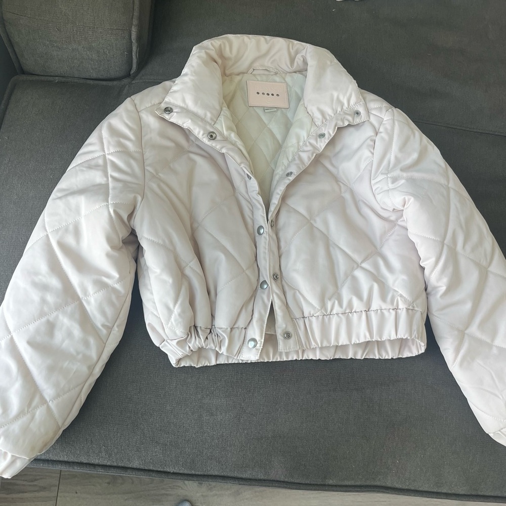 Blank Nyc Cropped Quilted Puffer View 4